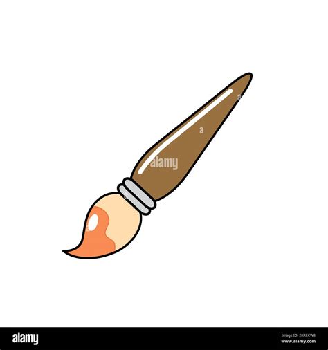 Children book paintbrush clipart. Elementary school painting tool ...