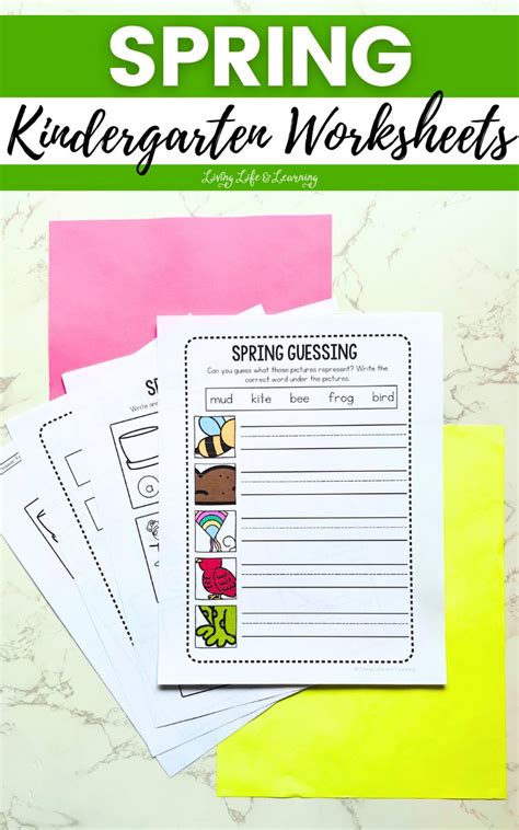 Image result for Sorting through Spring Worksheet for Kindergarten