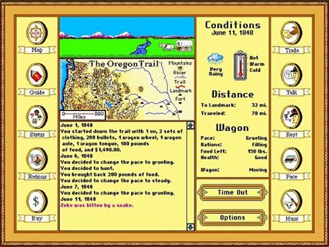 The Oregon Trail Deluxe ऑनलाइन खेलना