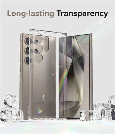 Samsung Galaxy S24 ultra Back Cover Case | Fusion - Clear