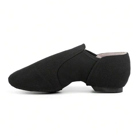Unisex Canvas Upper Slip-On Jazz Shoe For Women And Men's Dance Shoes ...