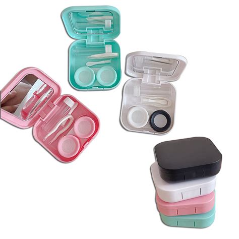 Soft Eye Contact Lens Case | Lens Box for Travel | Lens Case for ...