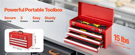 Image result for Portable Metal Tool Box