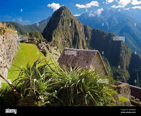 Machu Picchu, Peru - 14 May 2018 Set in an awe-inspiring mountainous ...