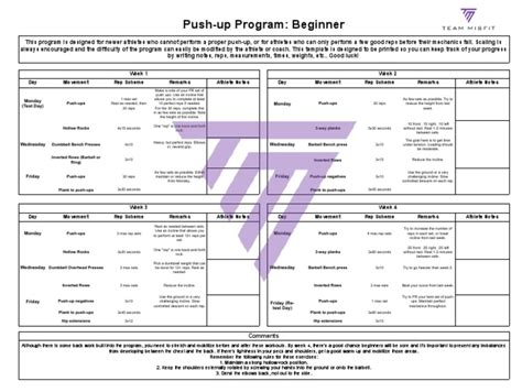 Push-Up Program 的图像结果