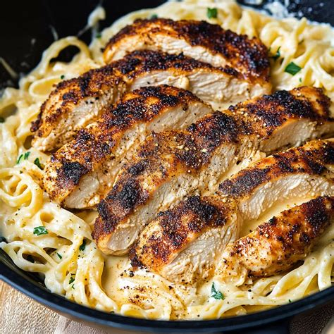 Blackened Cajun Chicken Alfredo Recipe - A Spicy Pasta Delight ...