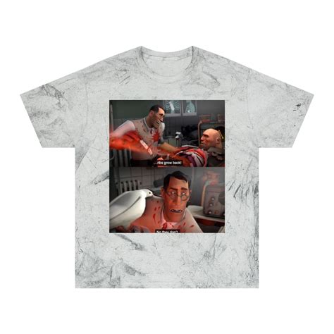 TF2 Ribs Grow Back Color Blast T-shirt - Etsy