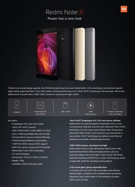 Xiaomi Redmi Note 4 dengan Qualcomm Snapdragon Rp2,4 Juta