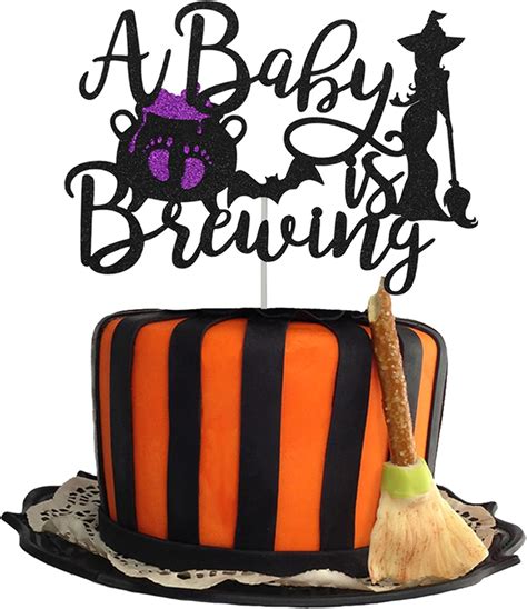 Aisosiks Halloween Baby Shower Gender Reveal Cake Toppers India | Ubuy