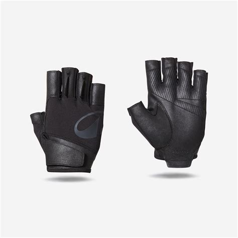 Durable Weight Training Gloves - Smoked Black