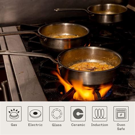 Buy Made In Cookware - 3.5 Quart Stainless Steel Saute Pan - 5 Ply ...