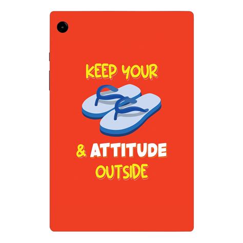 Samsung Galaxy Tab A9 Keep your chappal and attitude outside Tablet Sk