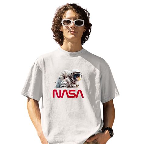 NASA Printed Cotton T-Shirt-Premium Graphic Tee Unisex – Sheinic.com