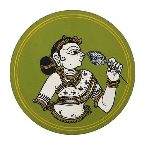 GANJIFA Hand Painted Fridge Magnet Ritu Shishir Rani – Potli - A Bag Of ...