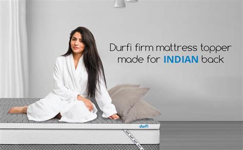 Durfi Smart Mattres Topper|Firm Orthopedic Spine Support| 2 Inches ...