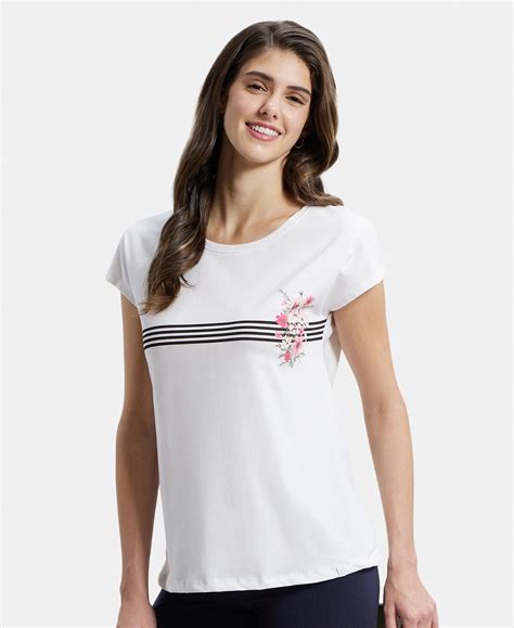 Buy Super Combed Cotton Relaxed Fit Graphic Printed Round Neck Half ...