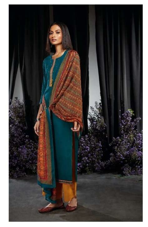 Ganga Seraphic Catalog Wholesale Dress Materials online.