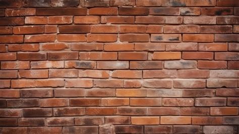 Construction Captivating Red Brick Texture On An Aged Building ...