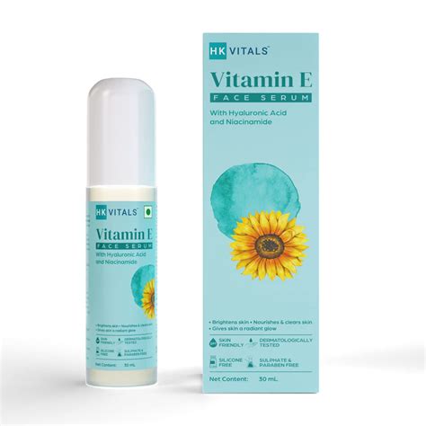 HK VITALS by HealthKart Vitamin E Serum, with Hyaluronic Acid ...
