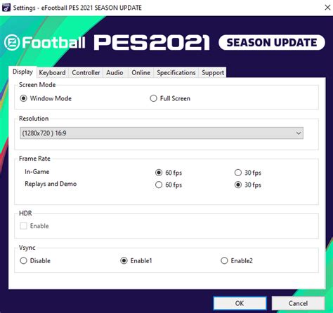 Image result for PES 2021 Settings Guide