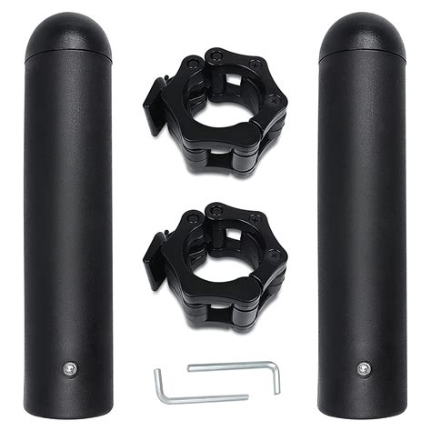 B Fit 2 Pcs. Nylon Olympic Adapter Sleeve 8", Convert 1" Bars or Posts ...
