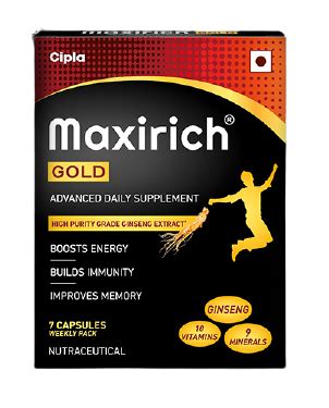 Buy Alternate Medicine and Healthcare Products Online | Cipla Maxirich ...