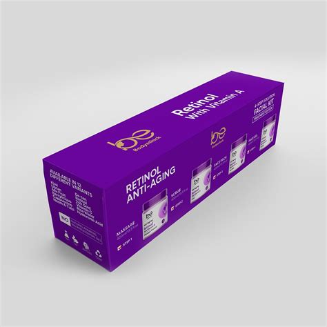 Bodyethick Retinol Anti Aging Facial Kit | With Vitamin A | 4 Step ...