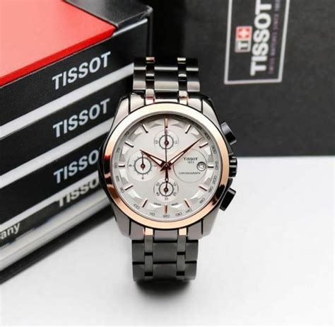 Tissot 1853 Courtier Watch Black White Chain Belt – Shopping Island