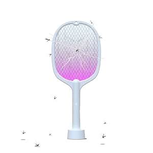 Crelab 2 in 1 UV Light Mosquito Racket and Zapper | USB Type-C | Dual ...