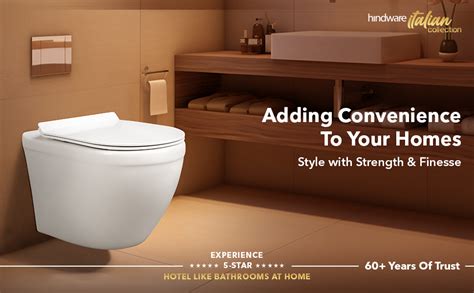 Hindware Italian Collection Pearl Western Commode for Bathroom | Made ...