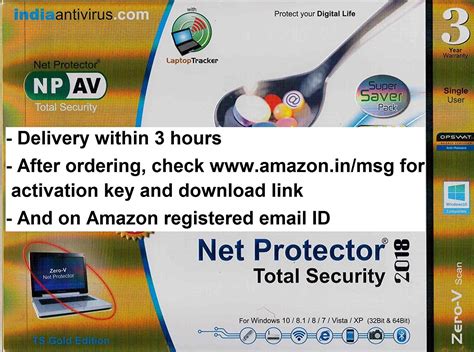 NPAV | Net Protector | Total Security | Latest Version | 1 PC | 3 Years ...