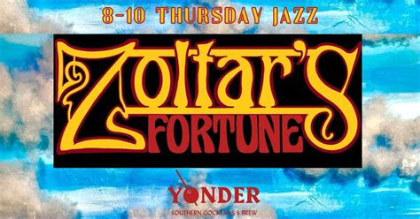 Thursday Jazz with Zoltars Fortune, Yonder: Southern Cocktails & Brew ...