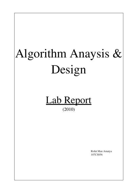 Image result for Example of Introduction for Algorithm Report