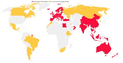 Image result for 737 Max Range Map