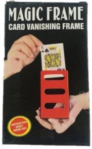 PTCMart Magicians Card Vanishing Frame Magic Trick Disappearing Card ...