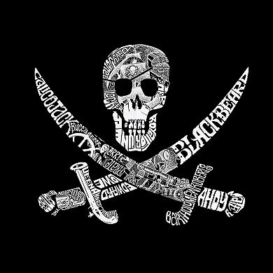 PIRATE CAPTAINS, SHIPS AND IMAGERY - Men's Word Art Long Sleeve T-shirt