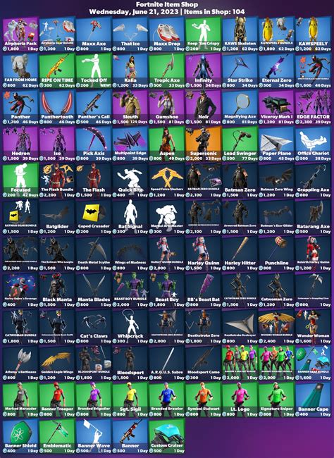 iFireMonkey on Twitter: "🛒 #Fortnite Item Shop ⏰ Wednesday, June 21, 2023 💚 Use code 'FireMonkey ...