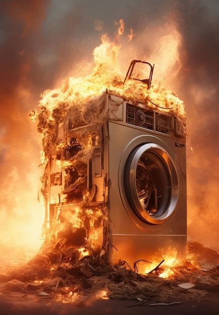 Washing Machine On Fire 的图像结果