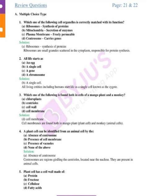 Class 9 Bio Chapter 2 的图像结果