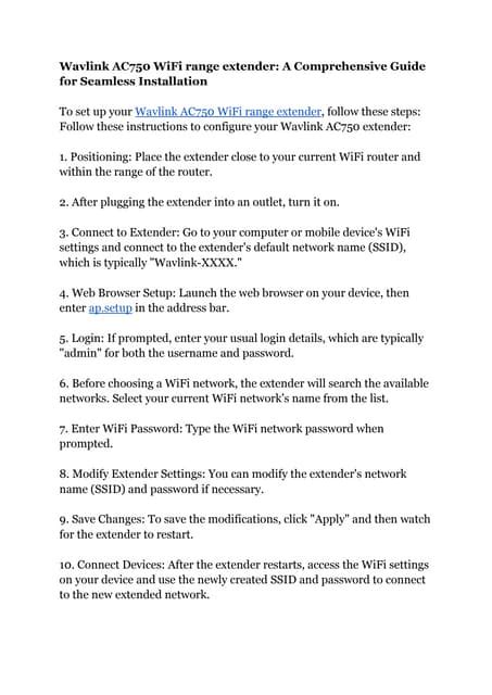 Image result for Wavlink Extender Connection Problems