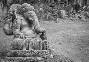 KD ganesh b and w Sticker Poster|hindu gods poster|Ganesh poster| Paper ...