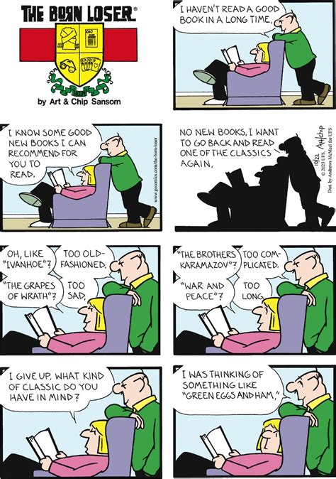 The Born Loser by Chip Sansom for October 22, 2023 | GoComics