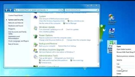 How to Create quick control panel shortcuts in Windows 7 « Operating ...