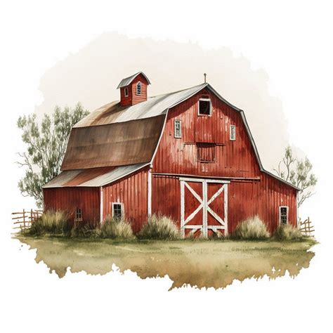 Pin by Robyn Nichols on Barns | Red barn painting, Barn art, Barn painting - painting of a barn