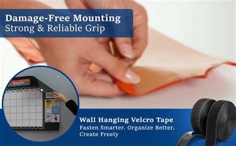 Fidrox Self-Adhesive Hook and Loop Tape, Velcro Tapes Roll, Self Sticky ...