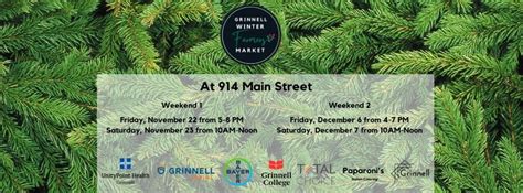 Grinnell Winter Farmers Market , 914 Main St, Grinnell, IA 50112-2048 ...