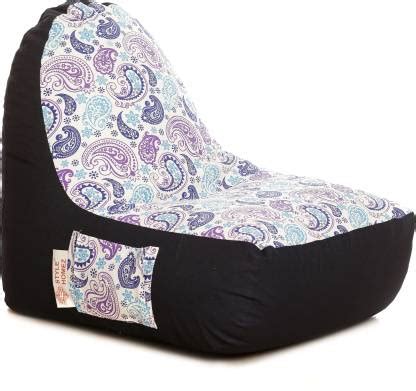 TXOR XXL Urban Design Denim Canvas Paisley Printed Bean Bag Chair With ...