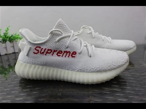 Yeezy Boost 350 Supreme White Phuc Store