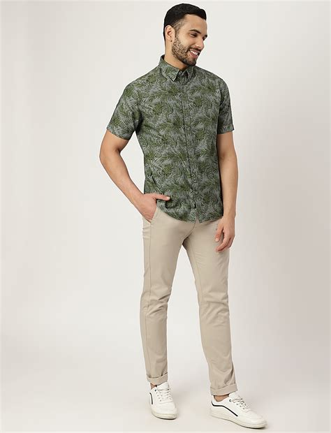 Buy Relaxed Fit Pure Cotton Printed Shirt at Marks & Spencer