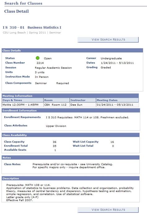 Faculty Center - Catalog & Schedule of Classes | California State ...